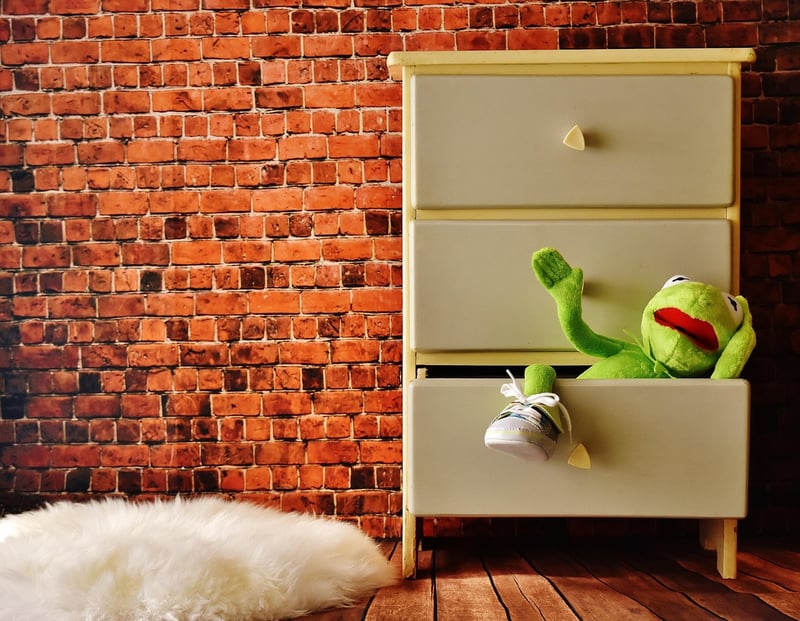 Upcycled dresser drawers